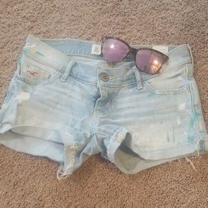 Hollister distressed Jean shorts